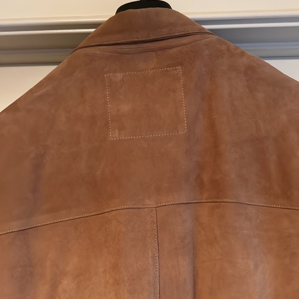 Italian  men leather jacket .